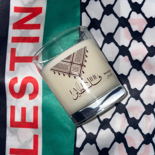 Keffiyah Palestine Candle